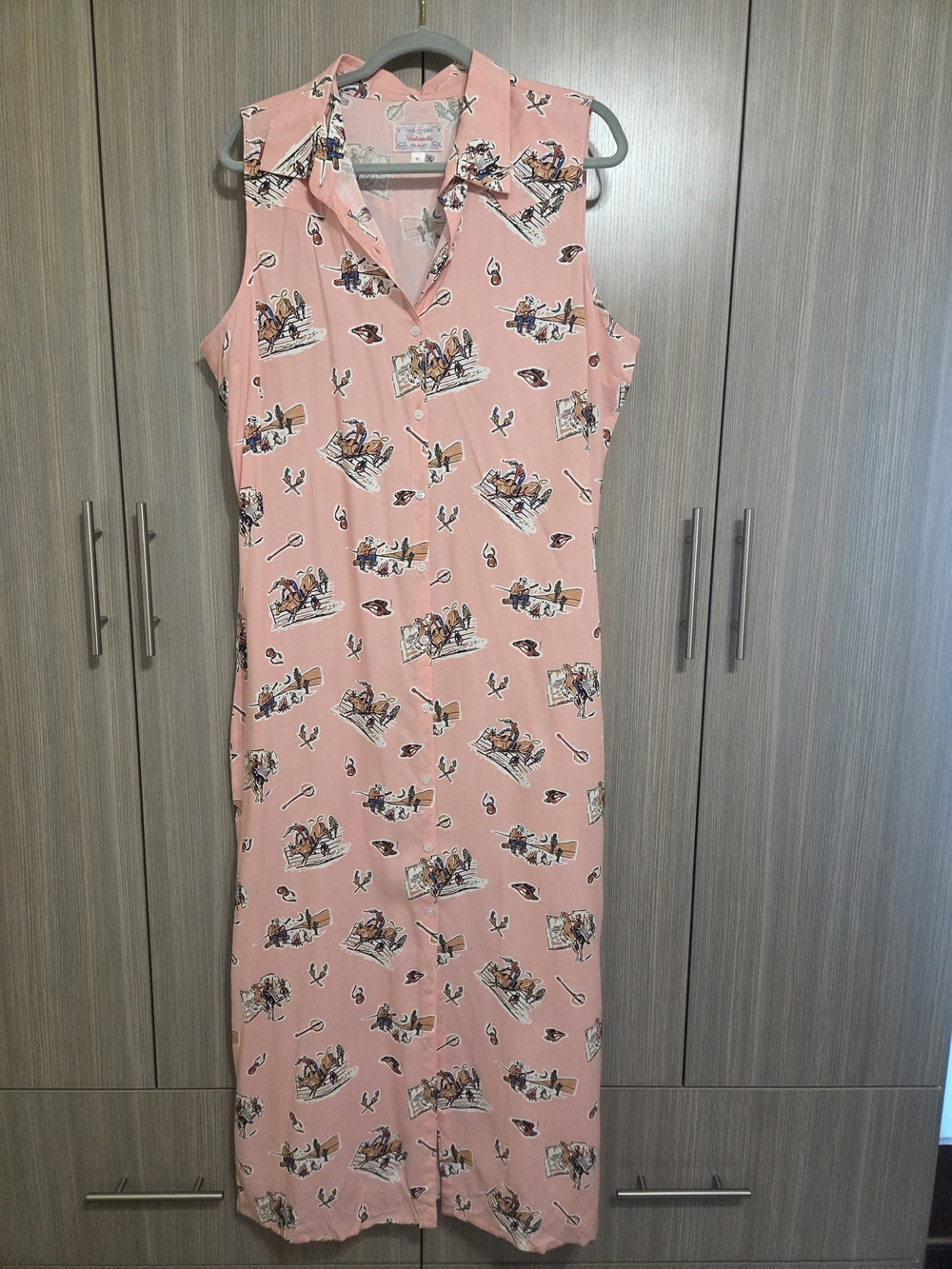 NWOT Rodeo Print Maxi Dress